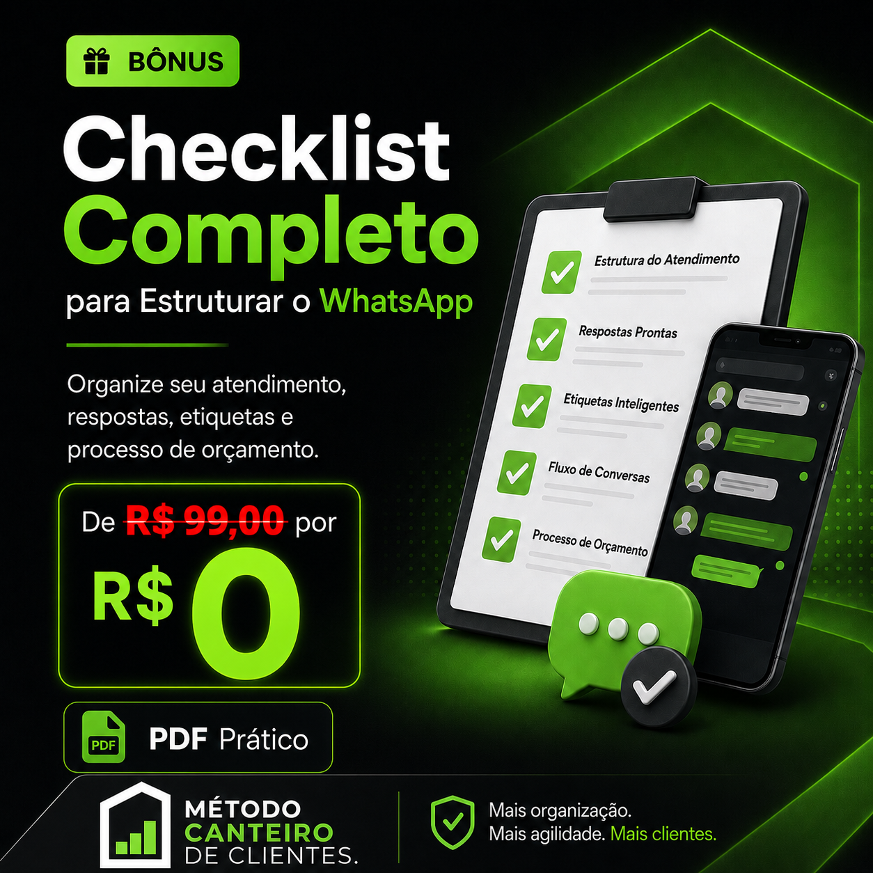 Bônus: Checklist Completo para Estruturar o WhatsApp